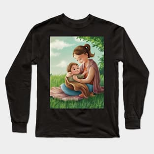 Tender Ties: Exploring the Unbreakable Bond of Motherhood Long Sleeve T-Shirt